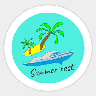 Summer rest Sticker